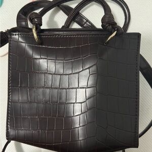 Brown crossbody purse